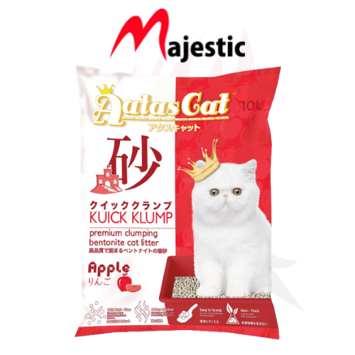 Aatas Cat Kuick Klump Bentonite Cat Litter - 10L - Majestic Trader