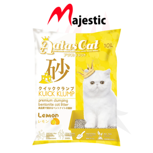 Aatas Cat Kuick Klump Bentonite Cat Litter - 10L - Majestic Trader