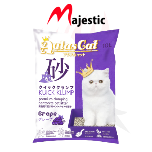 Aatas Cat Kuick Klump Bentonite Cat Litter - 10L - Majestic Trader