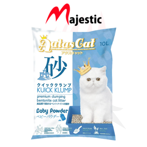 Aatas Cat Kuick Klump Bentonite Cat Litter - 10L - Majestic Trader